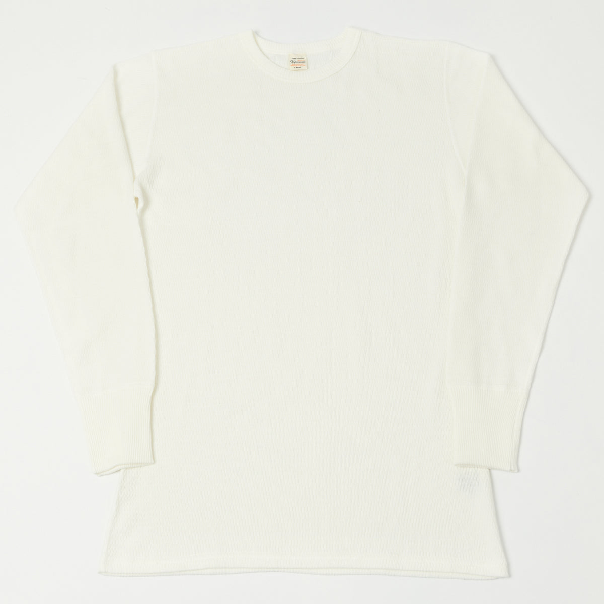 Warehouse & Co 5903 Waffle Knit Thermal T-Shirt - Off White