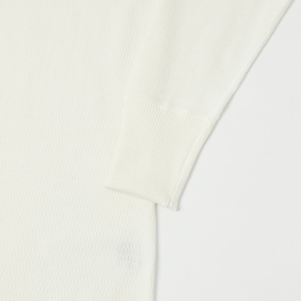 Warehouse & Co 5903 Waffle Knit Thermal T-Shirt - Off White