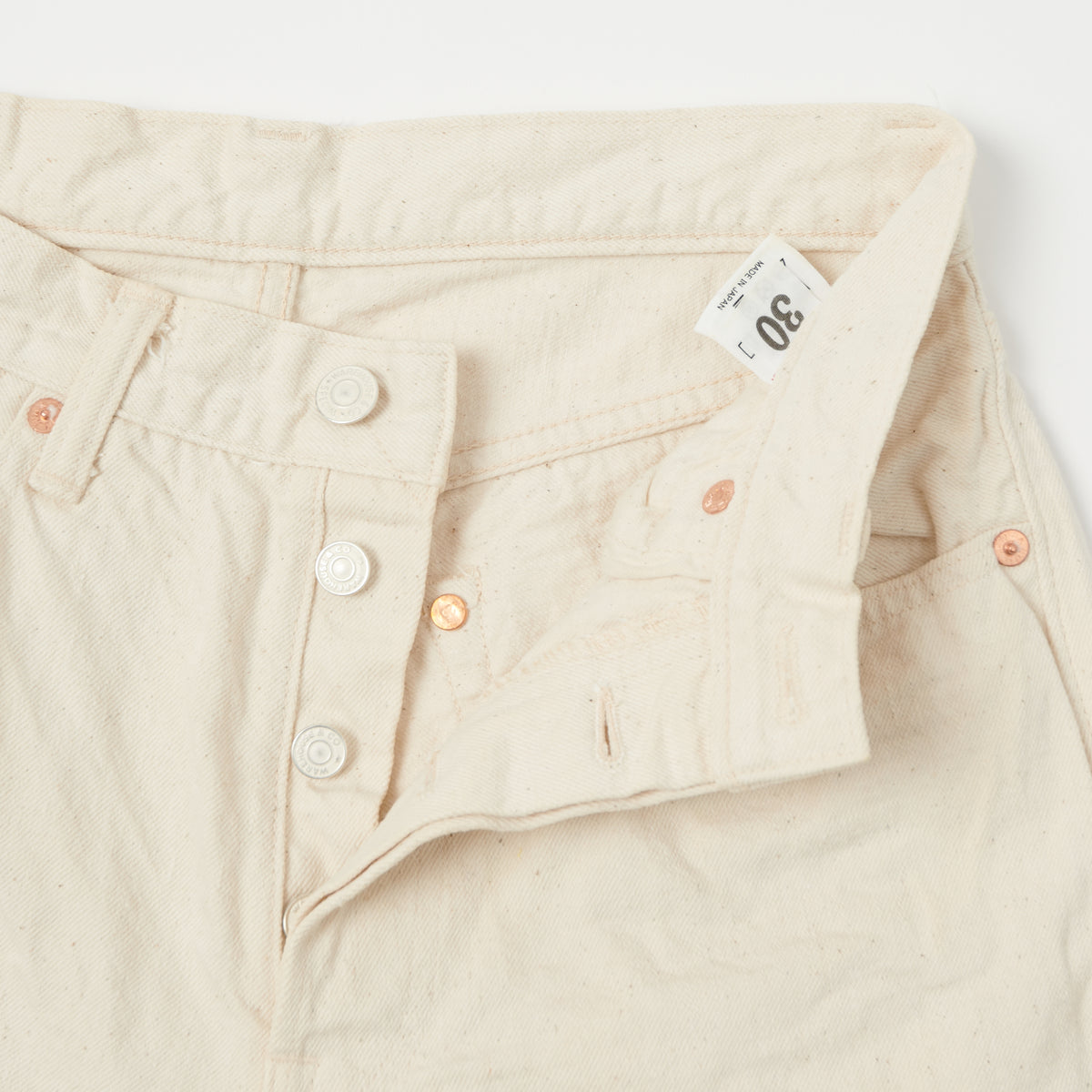 Warehouse & Co 800XX 13.5oz Regular Straight Jean - Ecru
