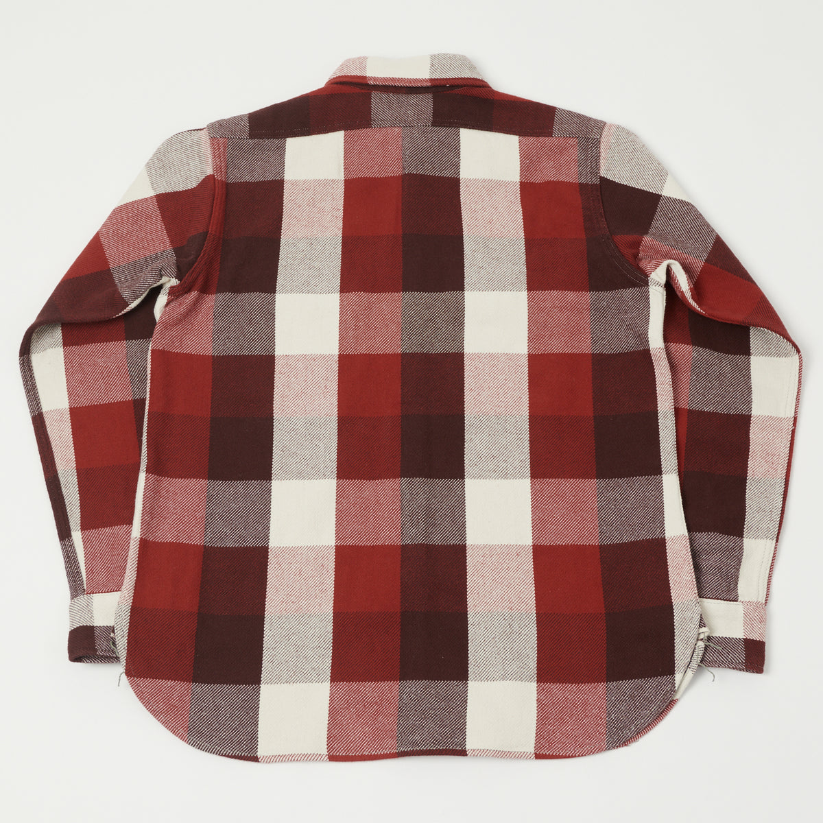 Warehouse & Co 3104 Buffalo Check Flannel Shirt - Dark Red