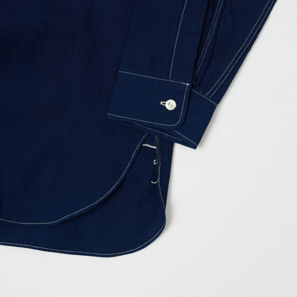 Warehouse & Co 3017 Duck Digger Engineer Chambray Shirt - Indigo