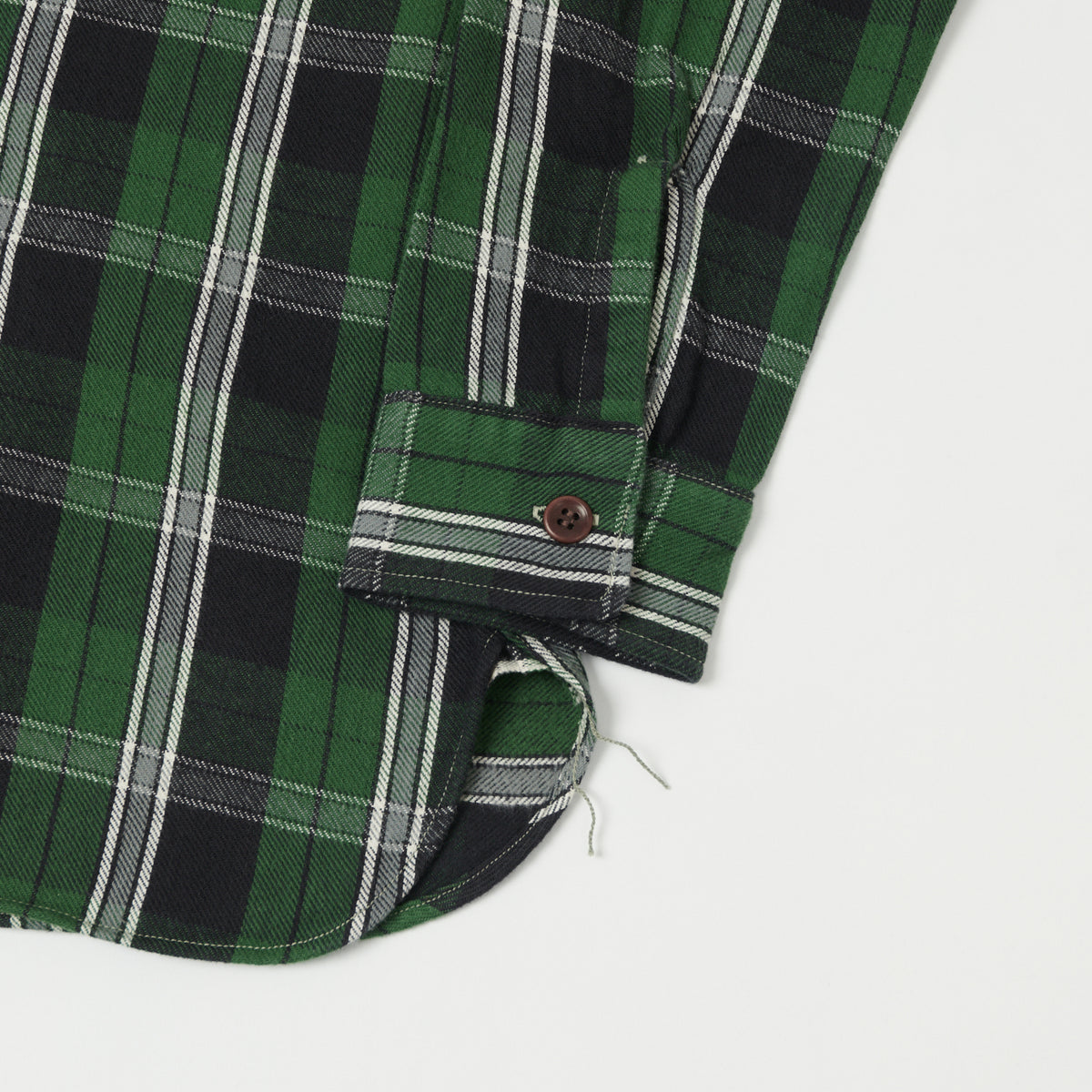 Warehouse & Co 3022 Duck Digger Plaid Flannel Shirt - Green