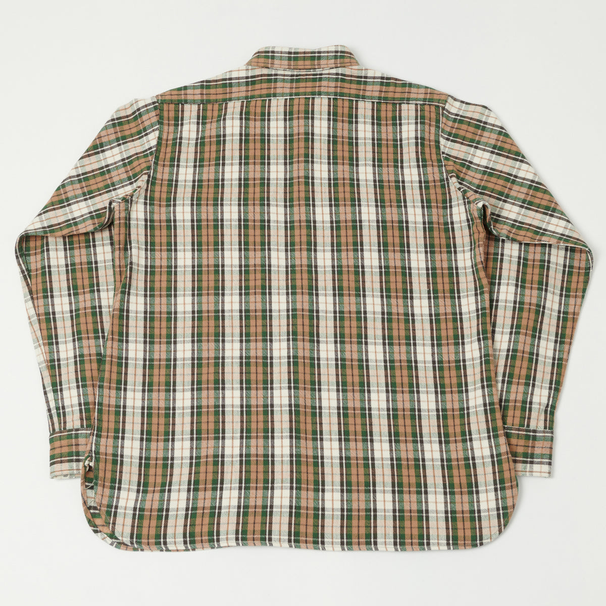 Warehouse & Co 3022 Duck Digger Plaid Flannel Shirt - Salmon