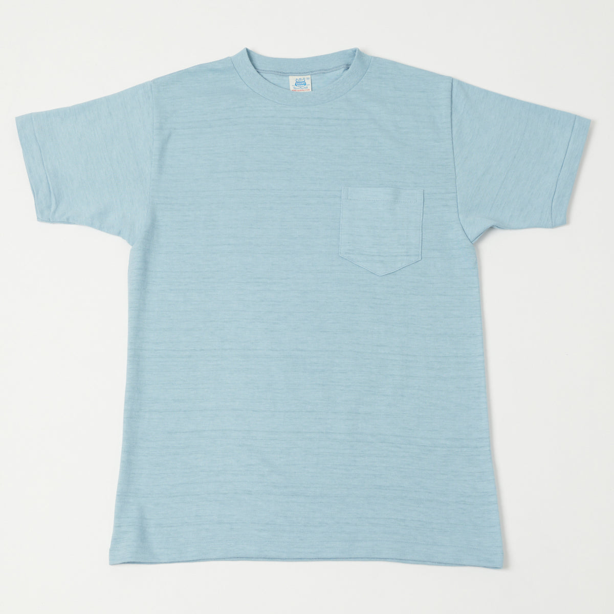 John Gluckow Lot. JG-CS07 'Keeper' Pocket T-Shirt - Sax Blue