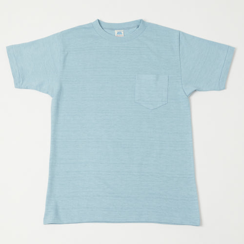 John Gluckow Lot. JG-CS07 'Keeper' Pocket T-Shirt - Sax Blue