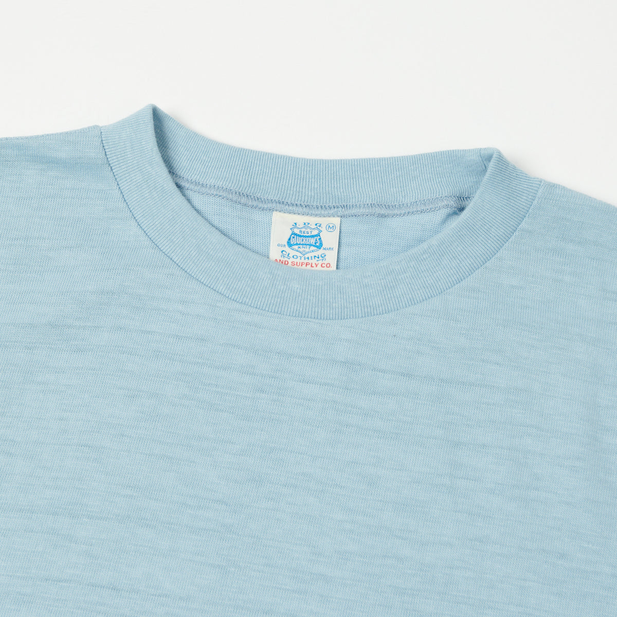 John Gluckow Lot. JG-CS07 'Keeper' Pocket T-Shirt - Sax Blue