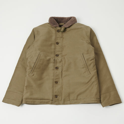 Warehouse & Co 2181 N-1 U.S. Navy Deck Jacket - Khaki