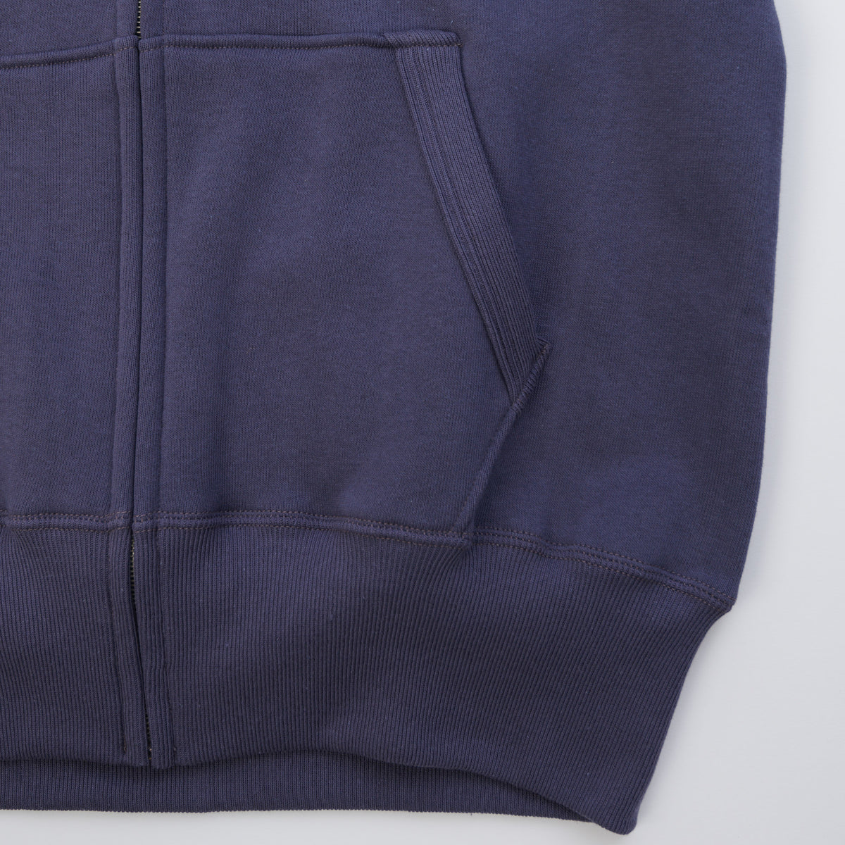 Warehouse & Co 451 Raglan Sleeve Full Zip Hoodie - Eggplant