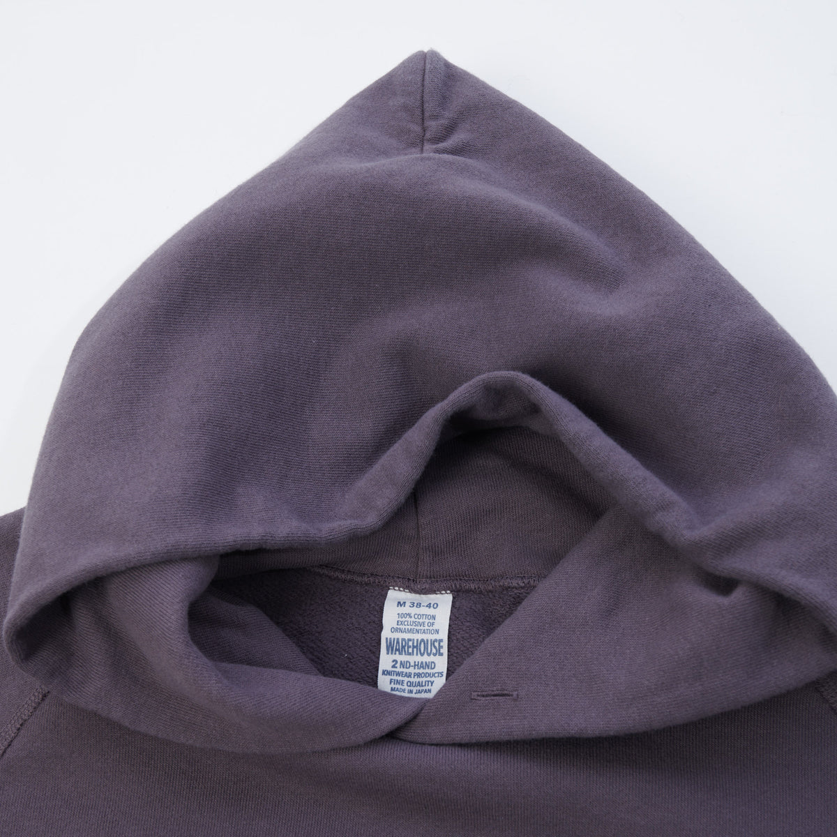Warehouse & Co 462 Raglan Sleeve Hooded Sweatshirt - Navy