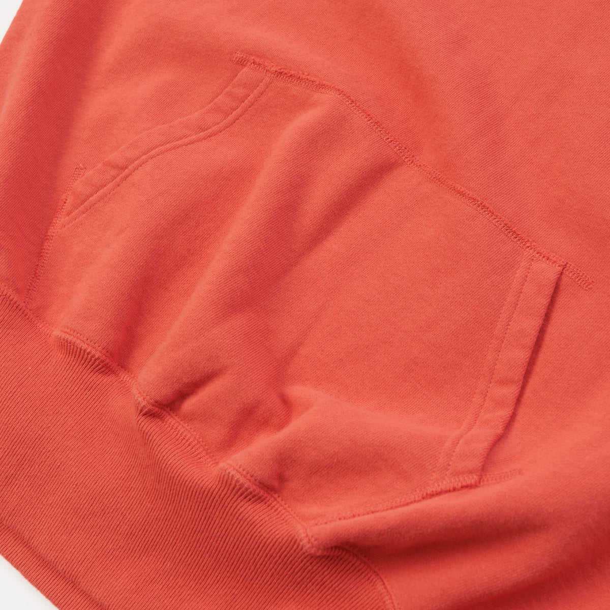 Warehouse & Co 462 Raglan Sleeve Hooded Sweatshirt - Faded Red