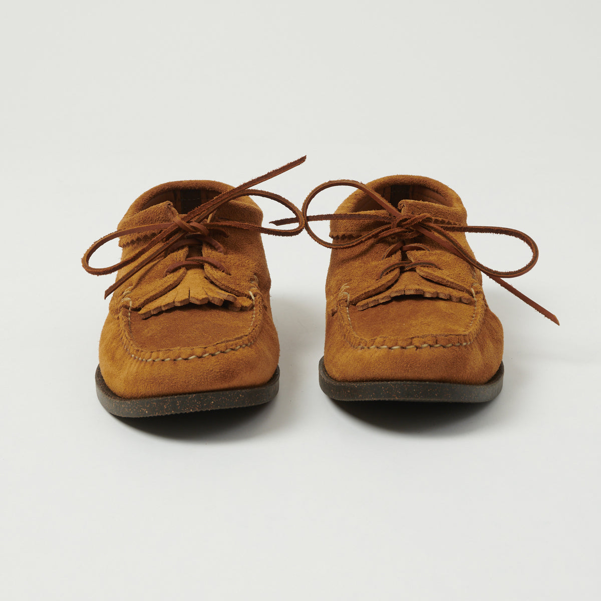 Yuketen Blucher w/ Kiltie Camp Sole Shoe - FO G Brown