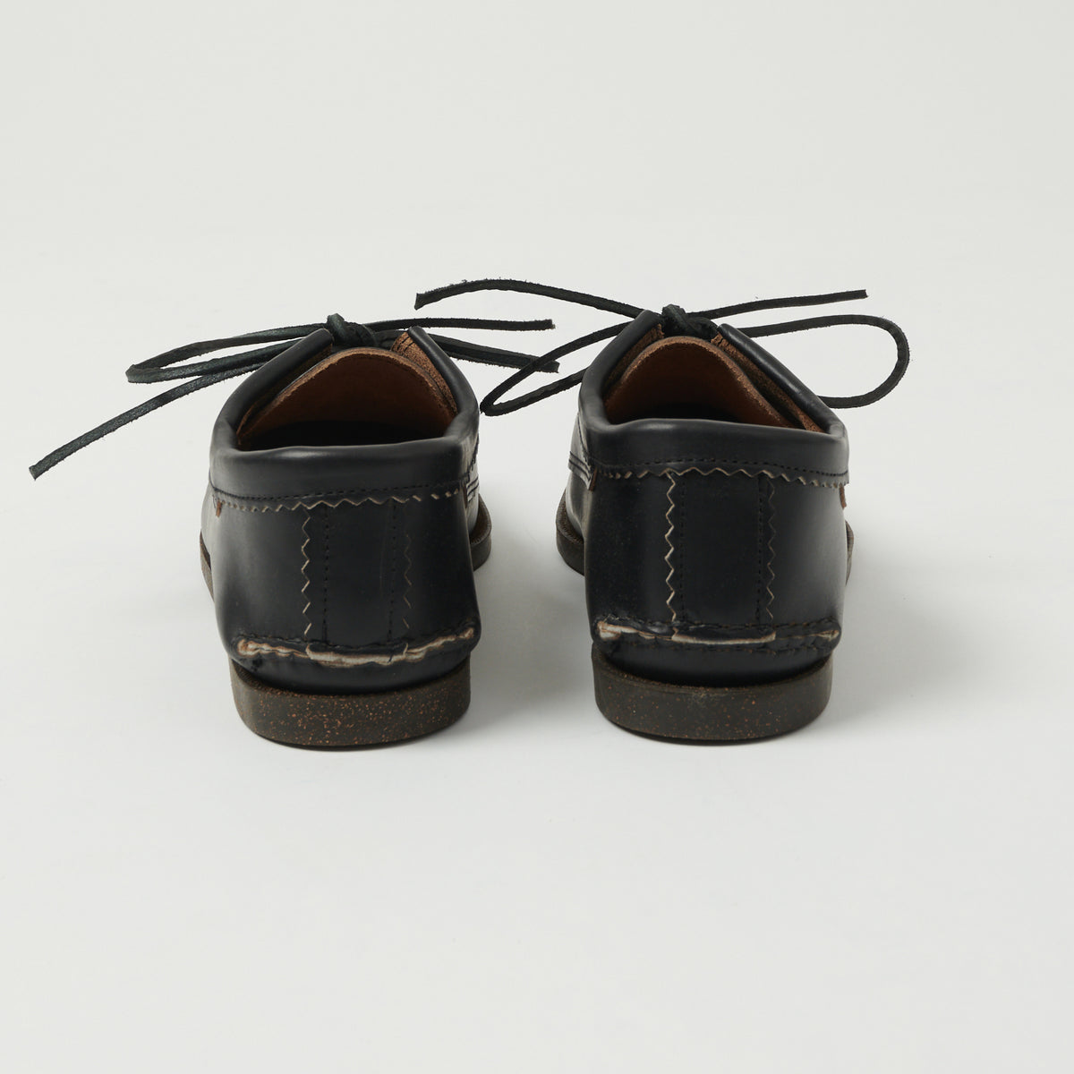 Yuketen Blucher w/ Kiltie Camp Sole Shoe - G Black