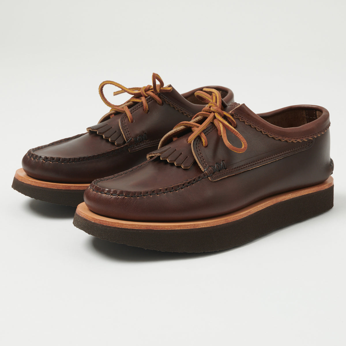 Yuketen Blucher Rocker w/ Kiltie Shoe - G Brown