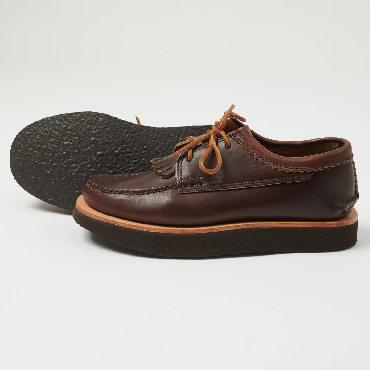 Yuketen Blucher Rocker w/ Kiltie Shoe - G Brown