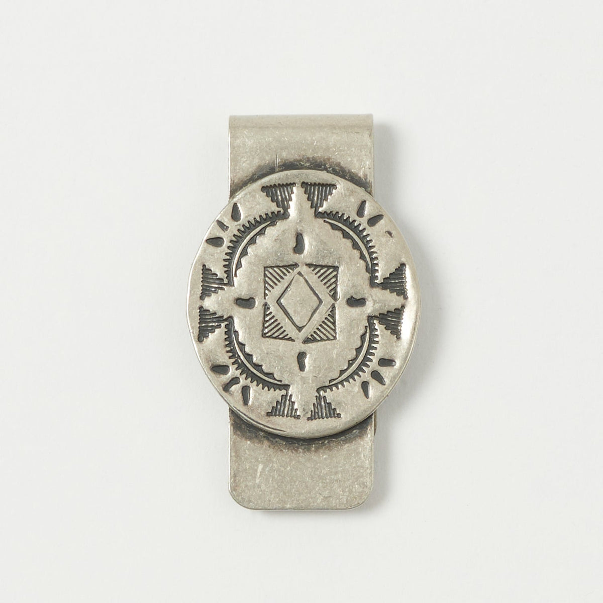Yuketen Concho Money Clip C - Nickel Silver