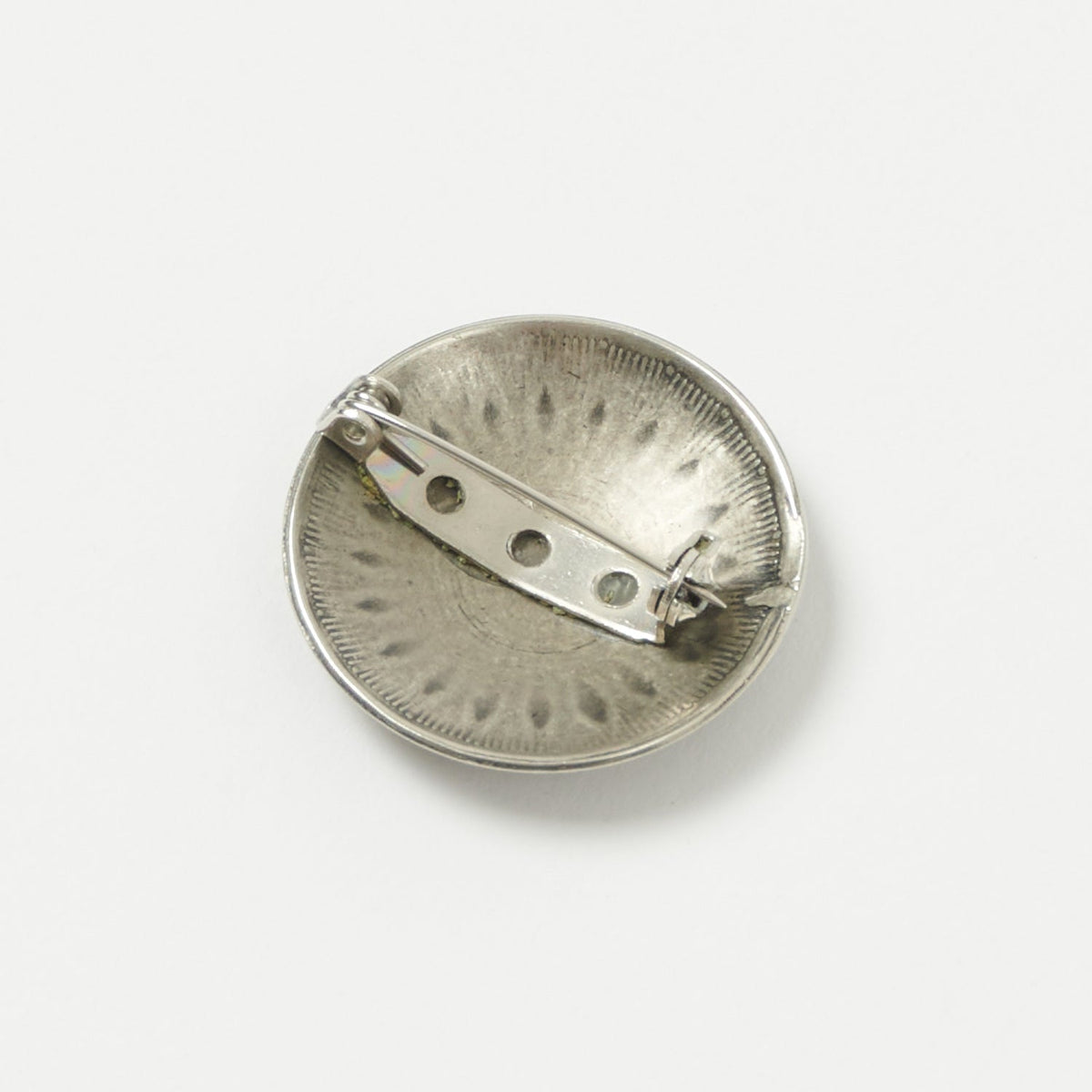 Yuketen 1 1/4" Concho Pin C - Nickel Silver