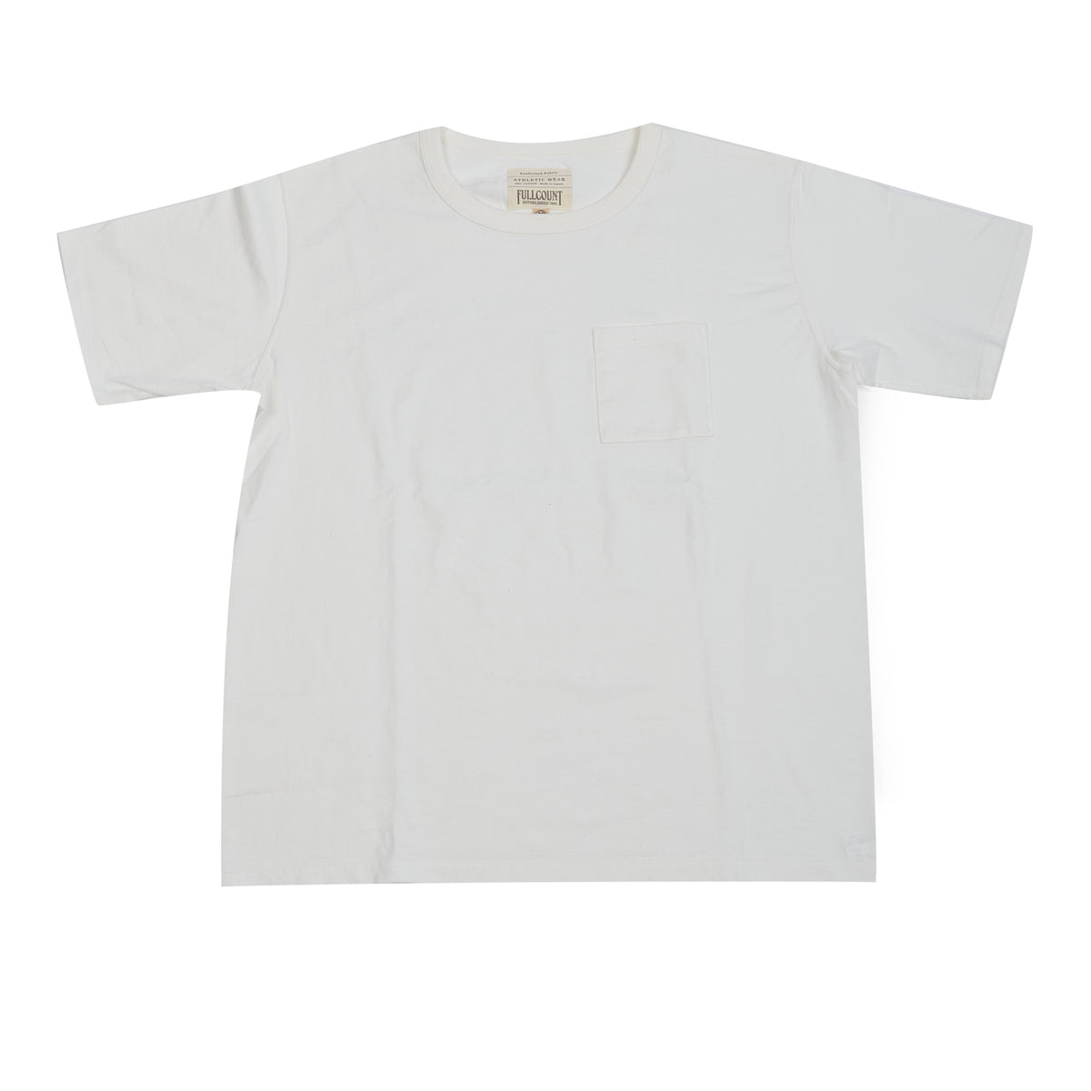 FULLCOUNT 5805P Pocket Tee - White