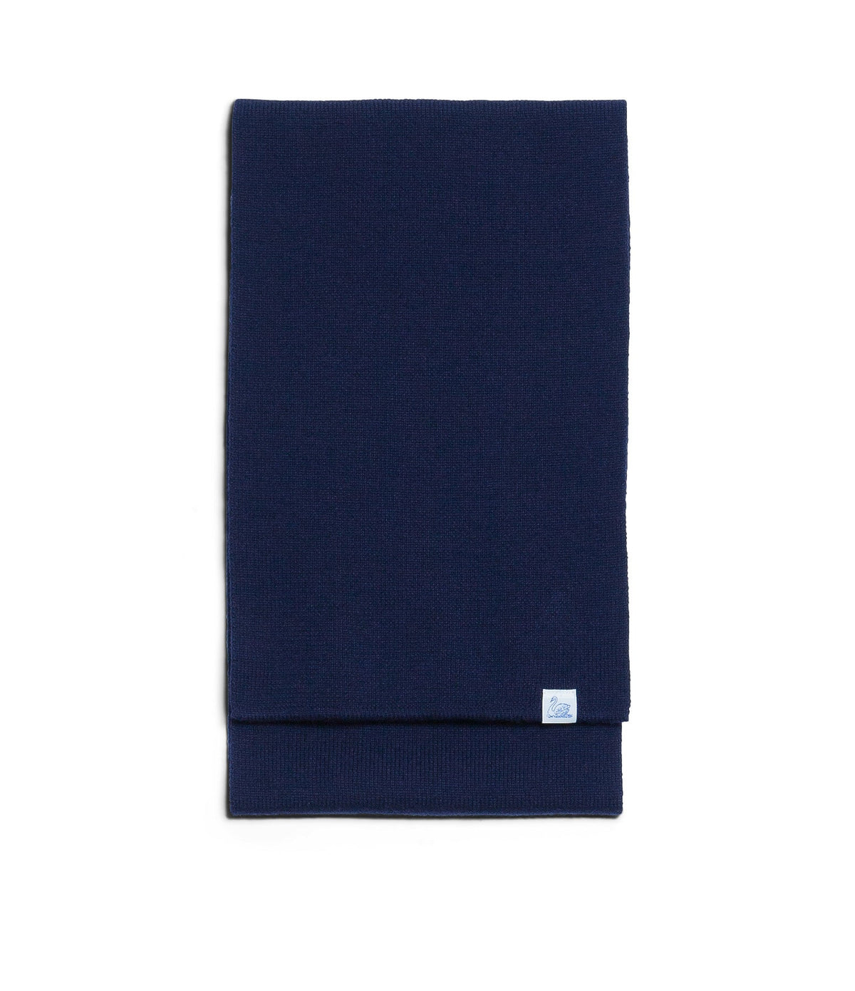 Merz b. Schwanen Long Merino Scarf - Dark Navy