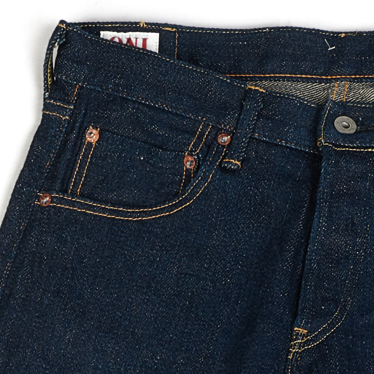 ONI Denim 122ZR-S 20z Shin Secret Denim Slim Tapered Jean - One Wash