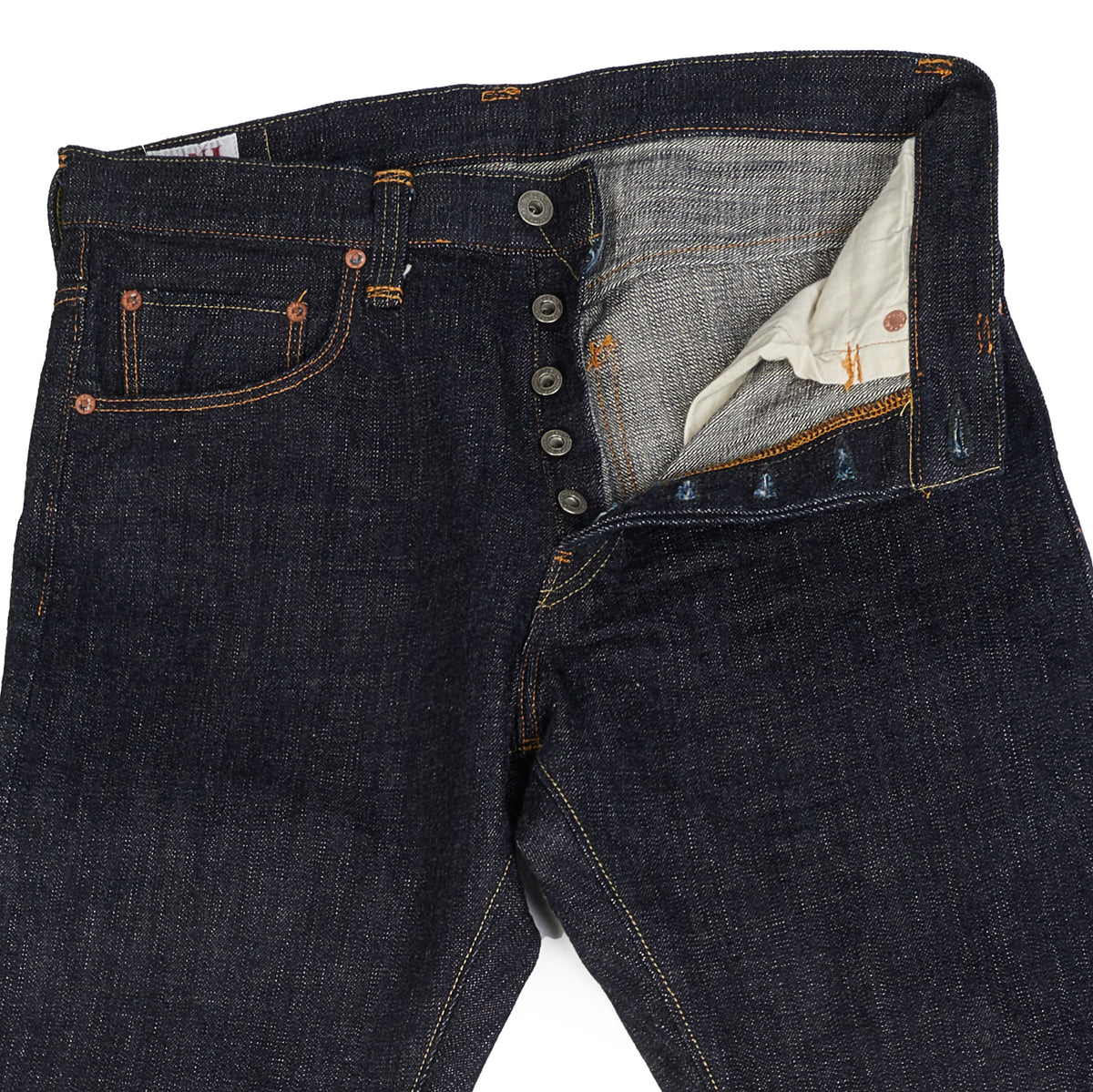 ONI Denim 912HM 14oz Handsewn Regular Tapered Jean - One Wash