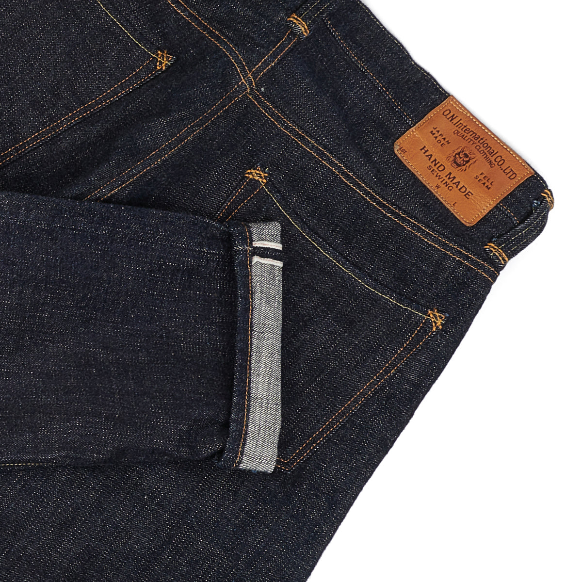 ONI Denim 912HM 14oz Handsewn Regular Tapered Jean - One Wash