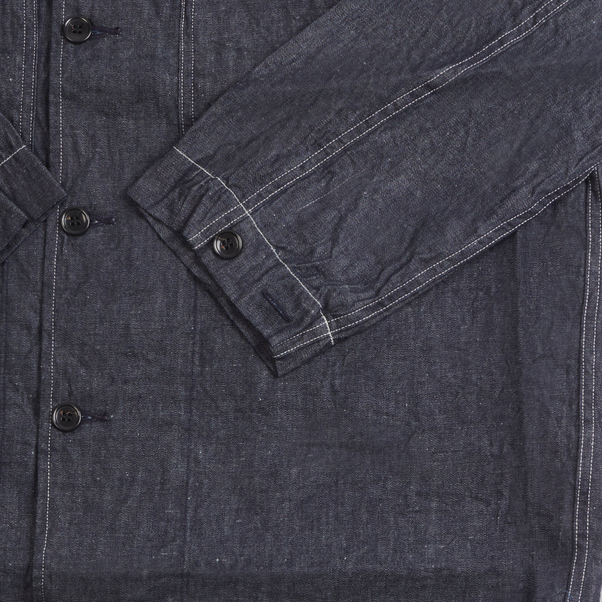 Spellbound Lightweight 6oz Denim Military Jacket - One Wash