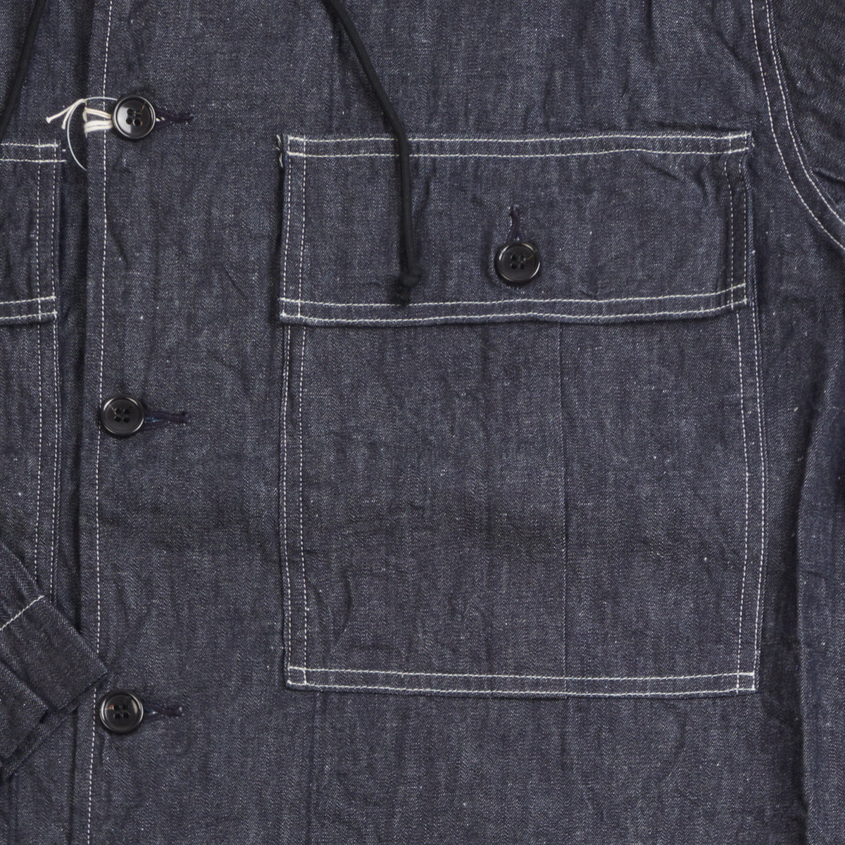 Spellbound Lightweight 6oz Denim Military Jacket - One Wash