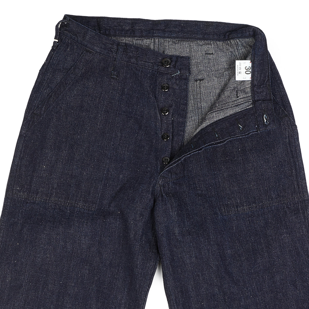 Warehouse & Co 1202 U.S. Navy Denim Utility Trouser - One Wash